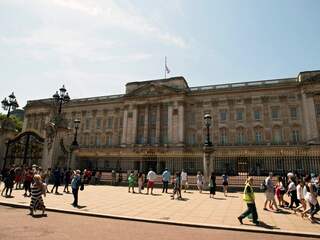 Actievoerende vaders beklimmen dak Buckingham Palace