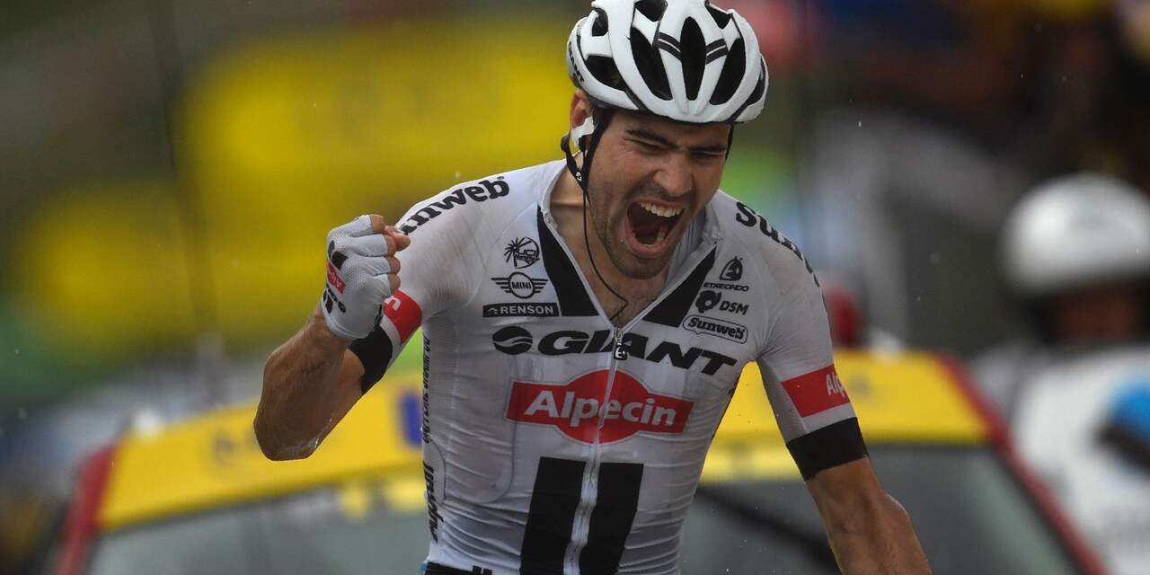 Dumoulin 'ongelooflijk blij' na fraaie ritzege in Tour de France