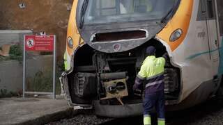 Spaanse trein mist voorkant na botsing waarbij 150 gewonden vielen