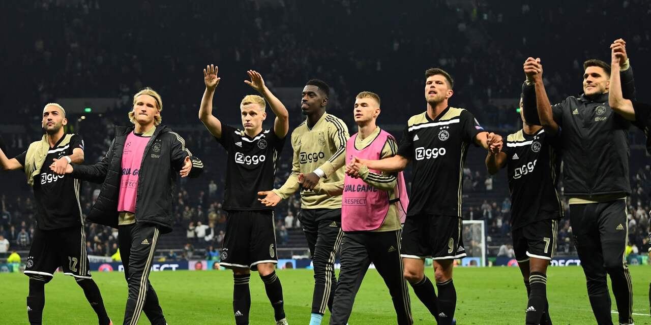 Ajax zet door uitzege op 'Spurs' flinke stap naar Champions League-finale