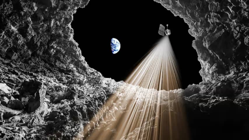 Onderzoekers denken perfecte plek voor maanbasis gevonden te hebben