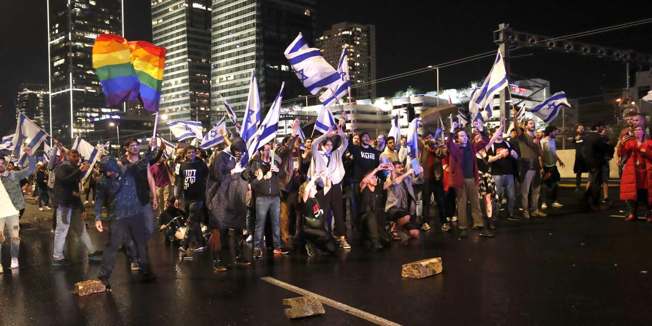Ondanks uitstel juridische hervormingen weer grote protesten in Israël