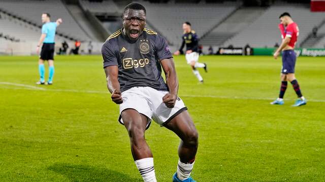 Vorige week schoot invaller Brian Brobbey Ajac in de slotminuten naar een 1-2-zege op Lille.