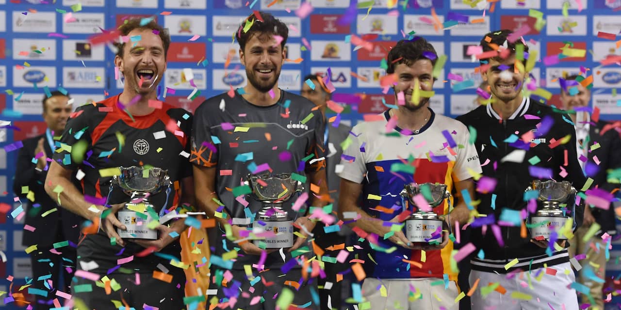 Haase en Middelkoop grijpen dubbeltitel bij ATP-toernooi Pune