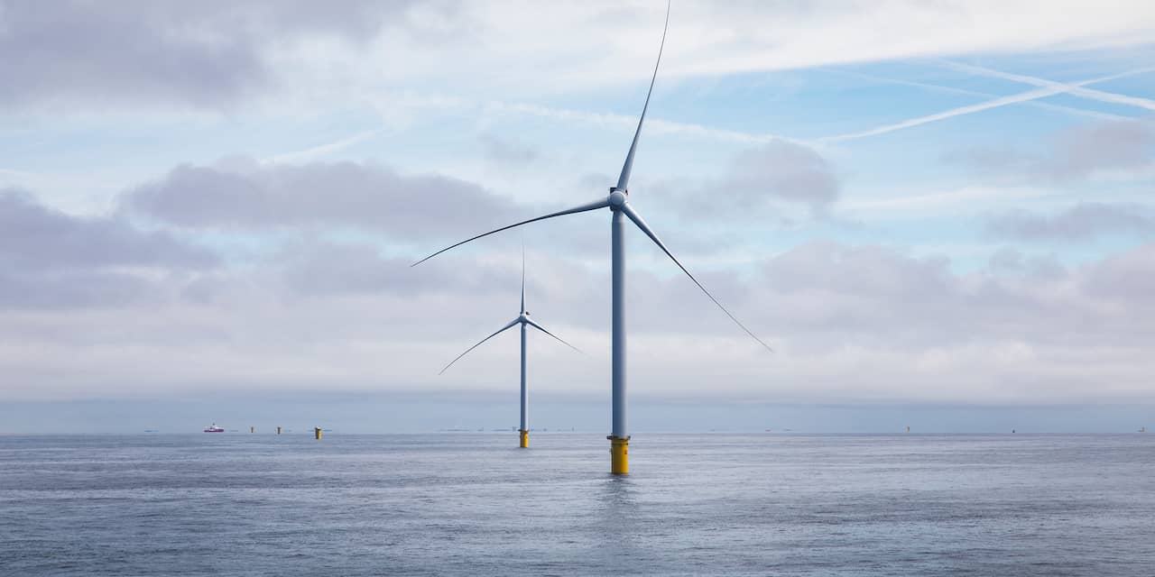 Nieuw windpark op de Noordzee levert eerste stroom aan elektriciteitsnet