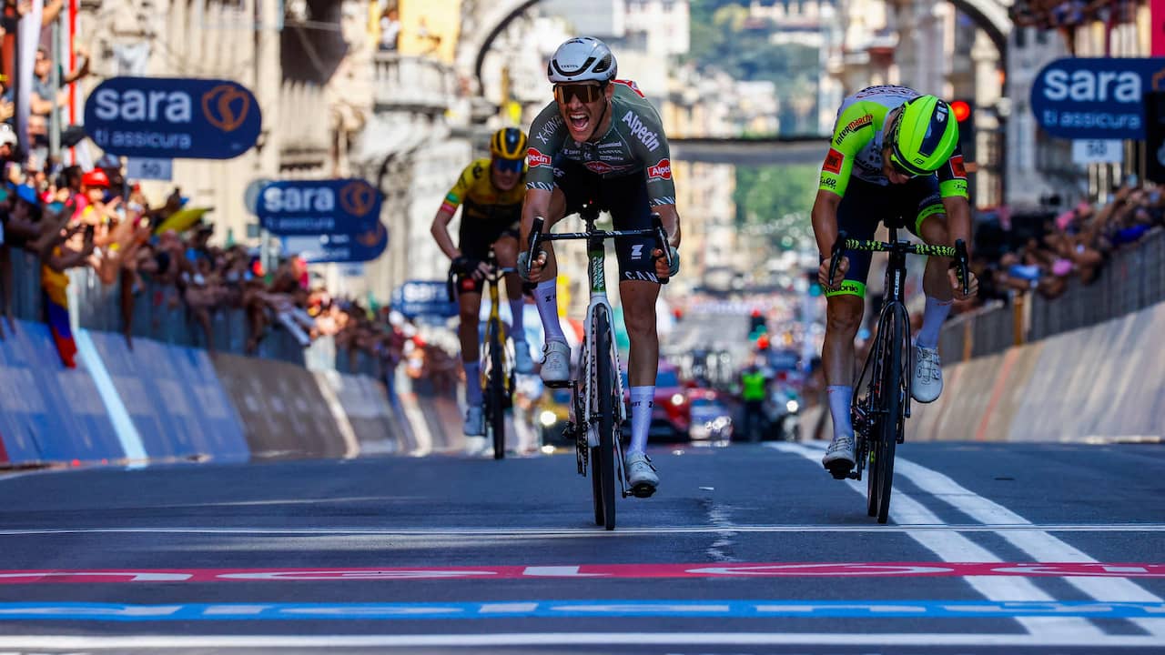 Oldani regala a Van der Poel la vittoria nella seconda tappa del Giro e Limerez terza |  proprio adesso