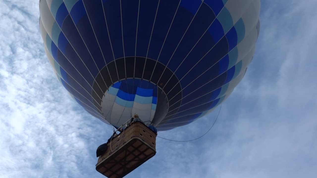 Tientallen enorme luchtballonnen de lucht in tijdens festival Friesland