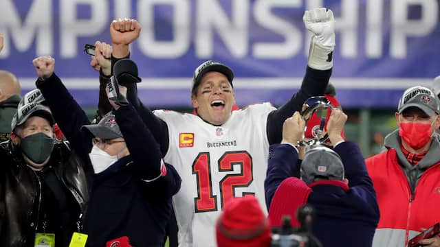 Tom Brady doet voor de tiende keer mee aan de Super Bowl.