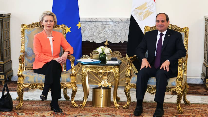 EU en Egypte sluiten miljardendeal over migratie