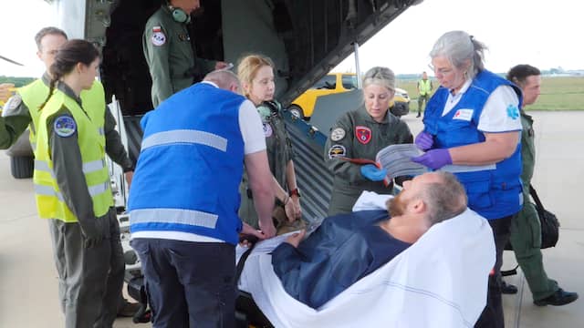 Zo vervoerde de medische staf van Defensie ‘gewonden’ van Eindhoven naar Utrecht