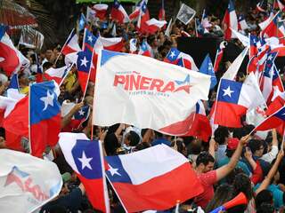 Oud-president Sebastian Piñera wint verkiezingen Chili