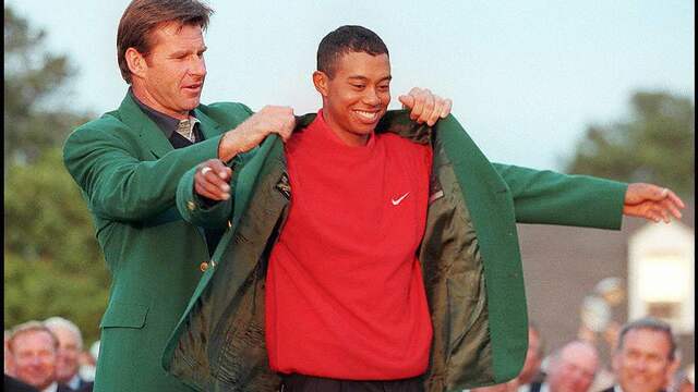 Woods wint Masters in 1997