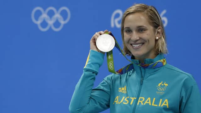 Madeline Groves veroverde in 2016 twee olympische medailles, maar schittert straks in Tokio door afwezigheid.