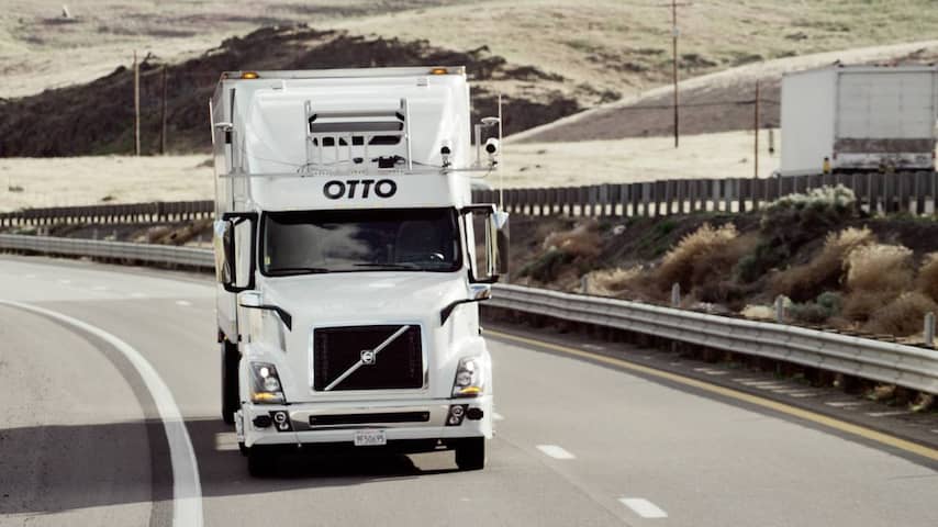 Otto zelfrijdende vrachtwagen