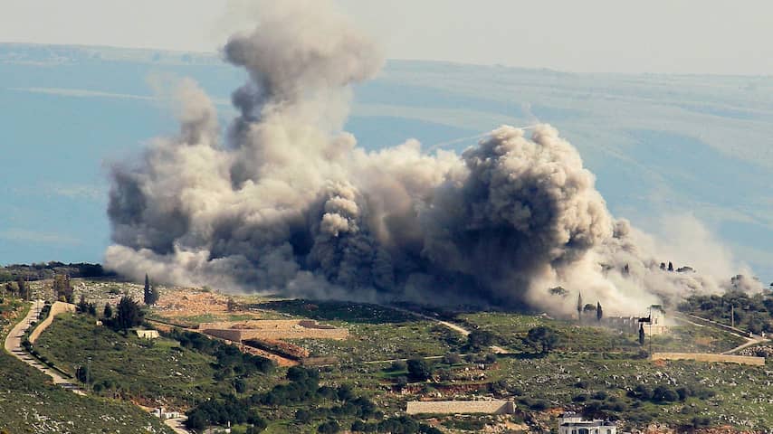 Israël bombardeert opnieuw een bolwerk van Hezbollah in Libanon