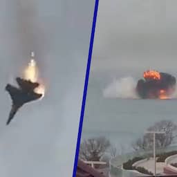 Video | Russische Su-27-straaljager stort bij de Krim in zee