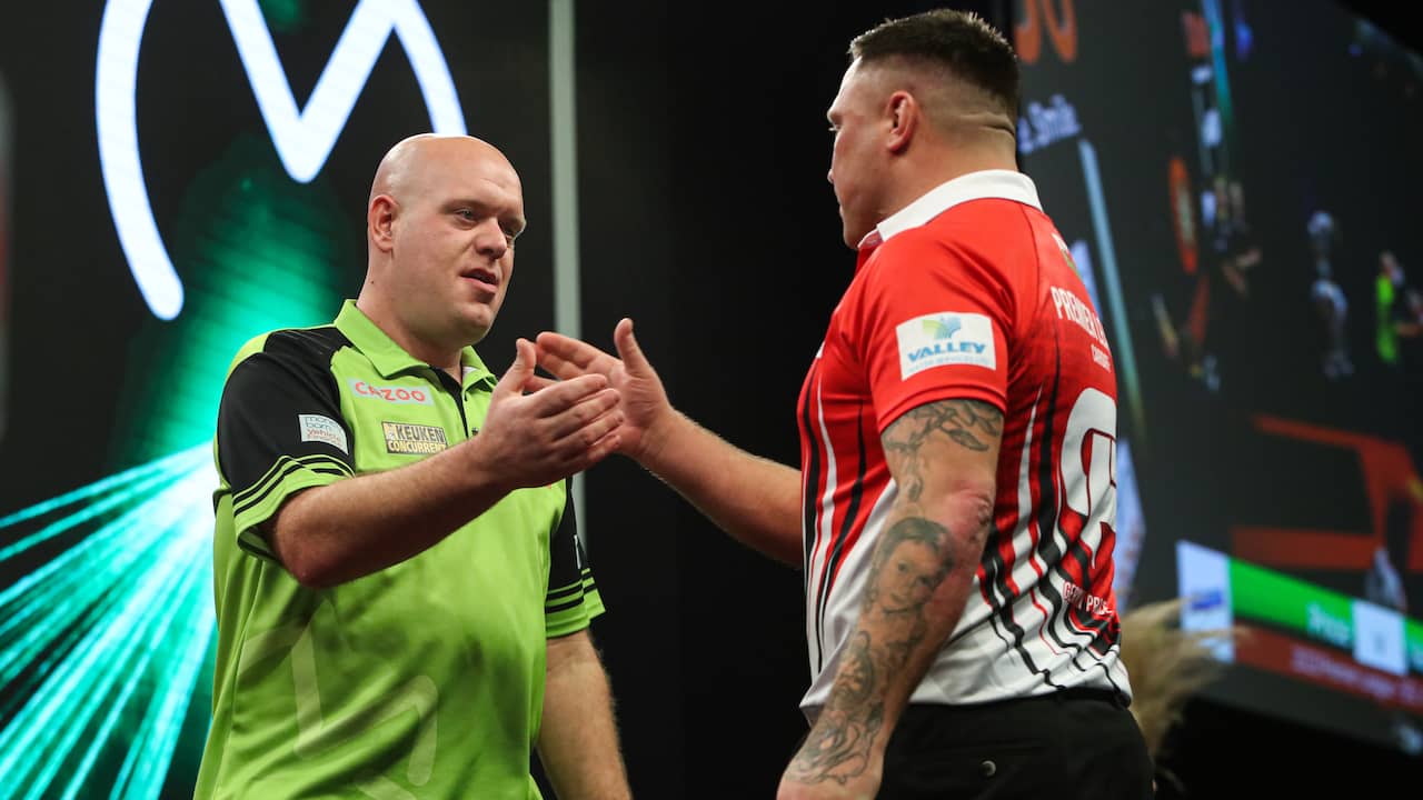 Van Gerwen also grabs next to a tournament victory on the second Premier League evening |  Darts