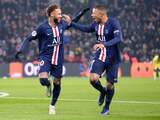 Mbappé en Neymar leiden PSG naar derde competitiezege op rij