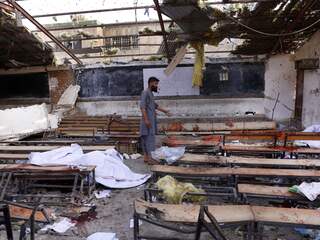 Tientallen doden door zelfmoordaanslag bij opleidingscentrum Kaboel