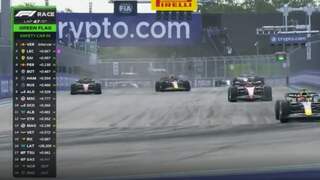 Verstappen houdt Leclerc op afstand bij herstart