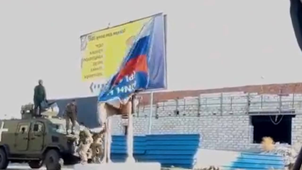 Beeld uit video: Oekraïense vlag gehesen in ruim dertig nederzettingen na succesvol offensief