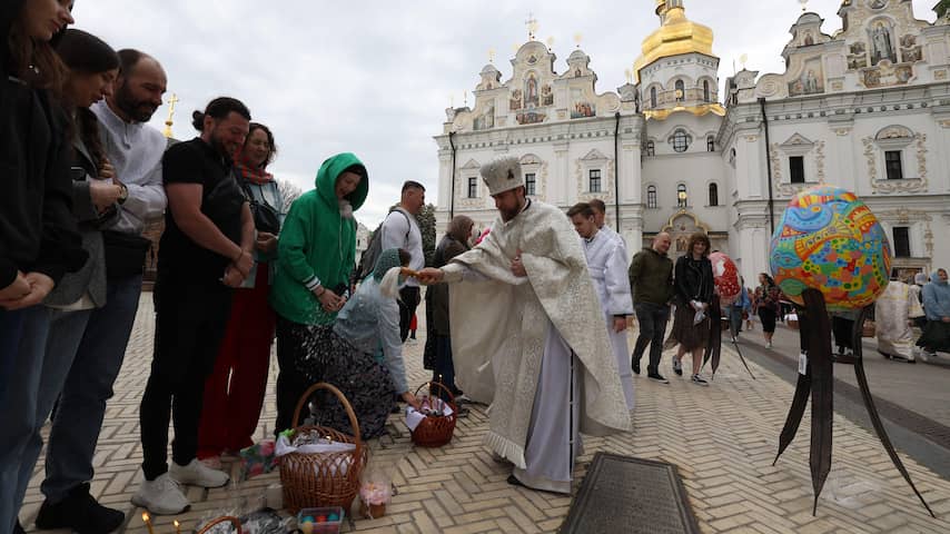 Oekraïne en Rusland vieren orthodox Pasen, maar vechten gewoon door