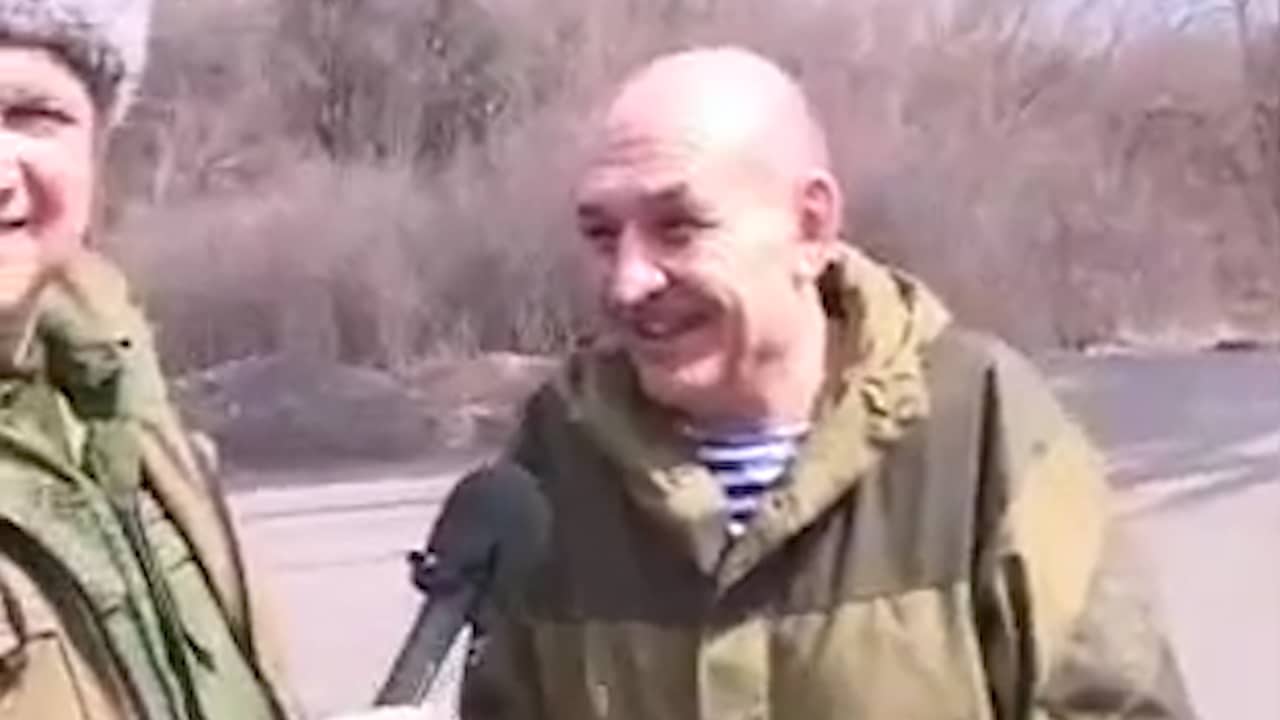 Beeld uit video: MH17-verdachte Tsemach: 'Ik heb die buk verstopt.'