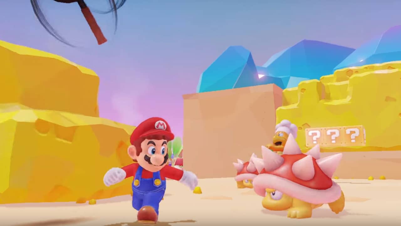 Beeld uit video: Zo ziet de nieuwe openwereldgame Super Mario Odyssey eruit
