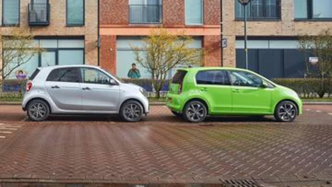 Eerste dubbeltest: Skoda Citigo e iV tegen de smart EQ forfour