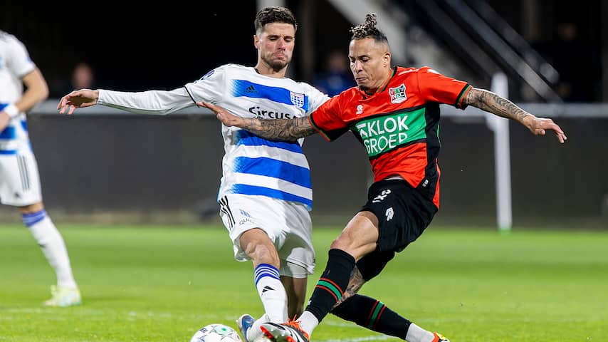 NEC bezorgt Ajax vrolijke avond door gelijkspel tegen PEC Zwolle