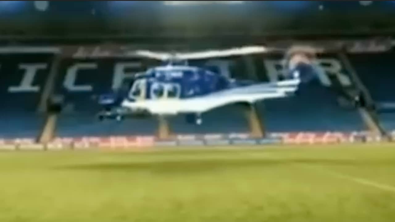 Nieuw beeld toont helikopter vlak voor fatale crash Leicester