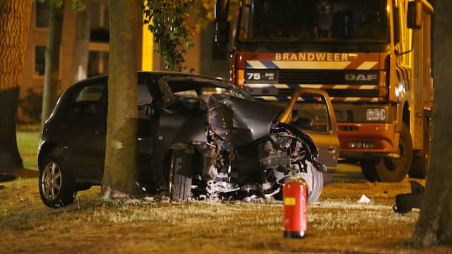 Automobilist verongelukt bij politieachtervolging Eindhoven.