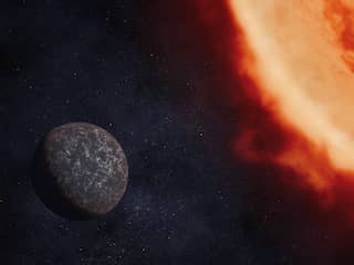 Eerste 'oogbolplaneet' gezien die altijd met dezelfde kant naar ster staat