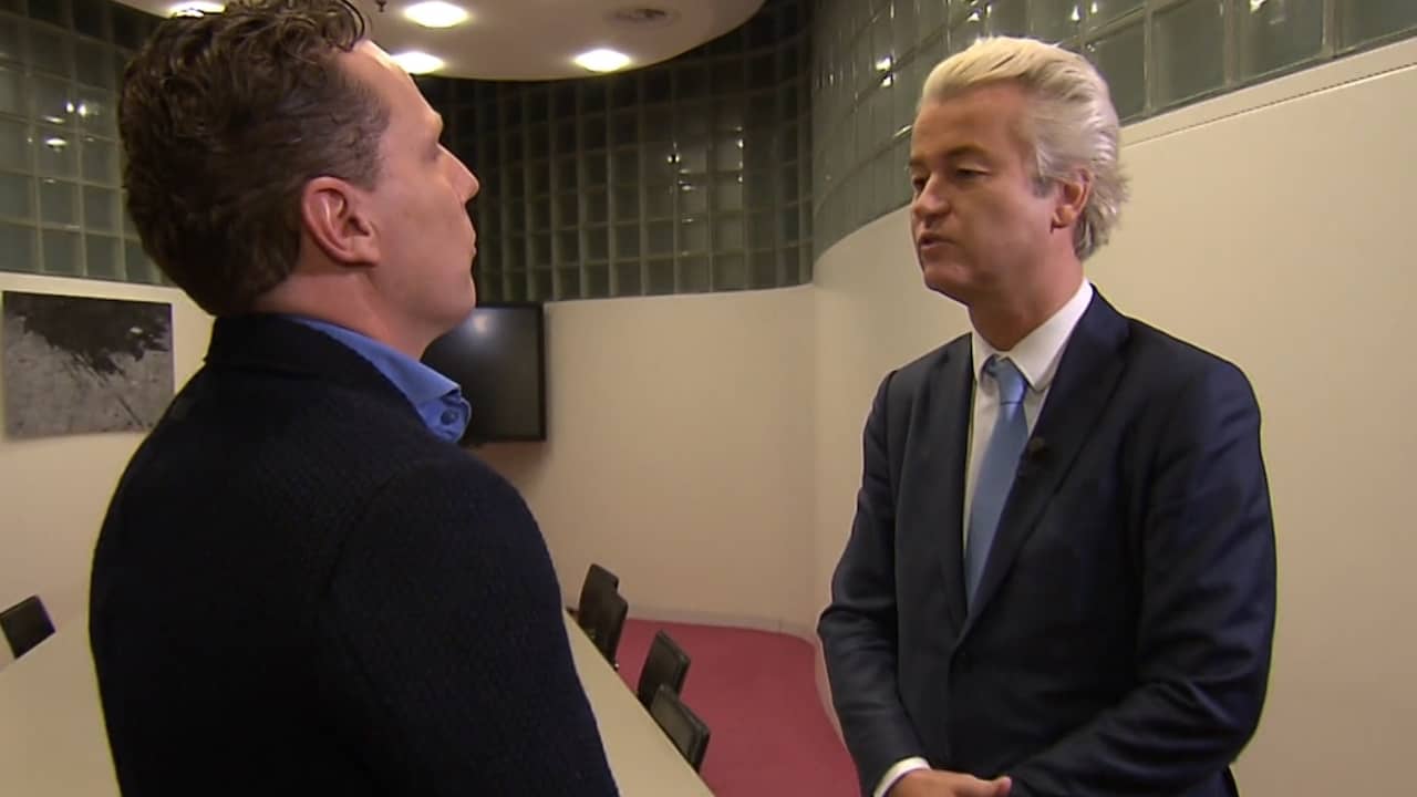Beeld uit video: Bekijk de eerste beelden van het interview van Rob Geus met Geert Wilders