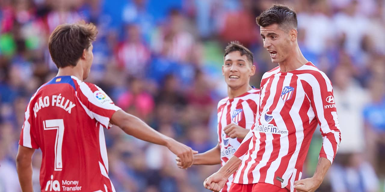 Atlético met ruime cijfers langs Getafe, Di María en Vlahovic imponeren bij 'Juve'