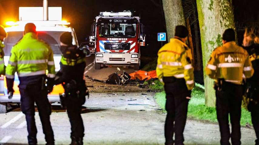 Vier mannen omgekomen bij ongeval in het Friese Jirnsum