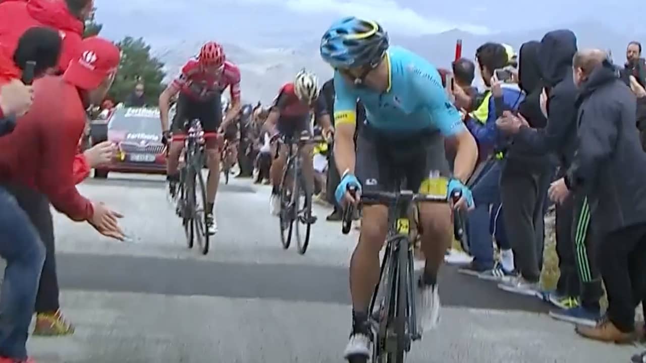 Beeld uit video: Angel Lopez wint elfde etappe Vuelta, Kelderman wordt vierde