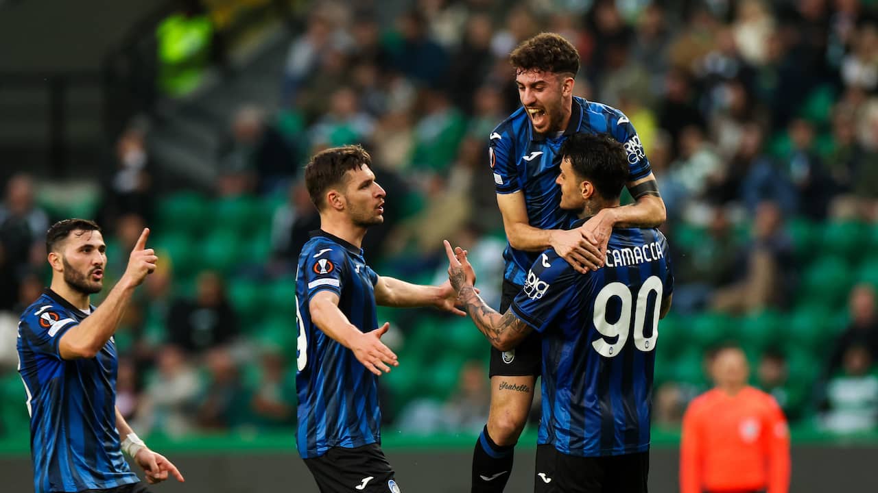 L’Atalanta fait match nul avec le Sporting en Ligue Europa grâce au beau but de Scamacca |  Le foot