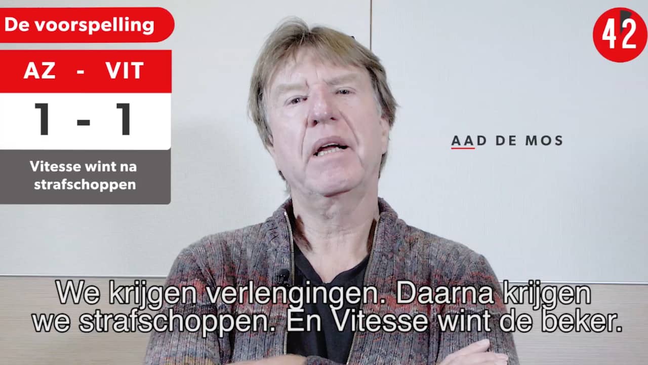 Beeld uit video: Vooruitblik: Gaat AZ of Vitesse de beker winnen?