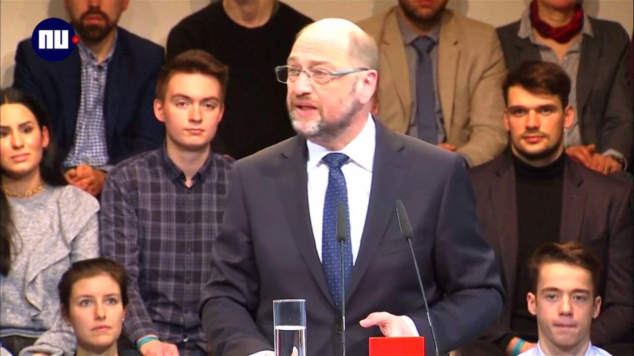 SPD-kandidaat Schulz wil van Duitsland stabiele factor maken