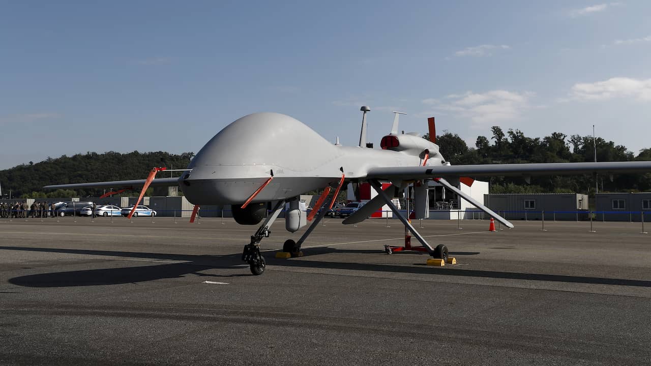 Un drone MQ-1C Grey Eagle può essere armato con missili.