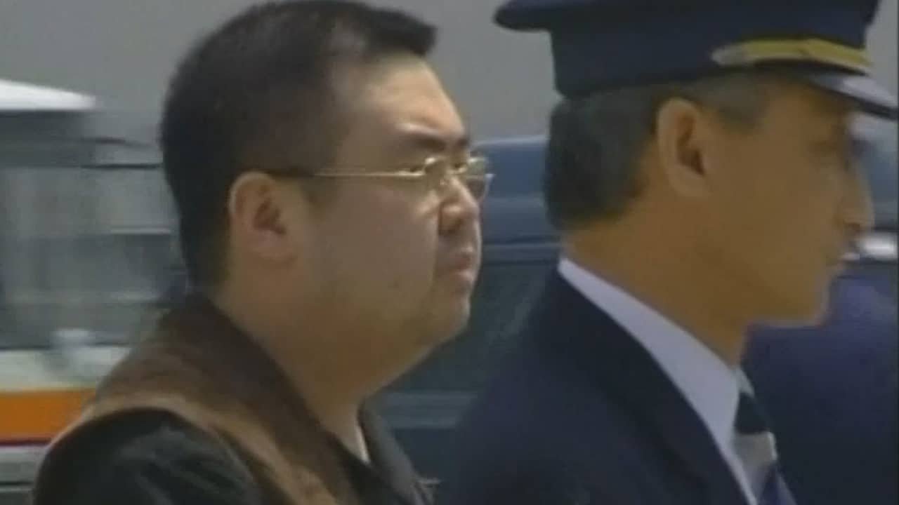 Beeld uit video: 'Halfbroer Kim Jong-Un omgebracht op vliegveld'
