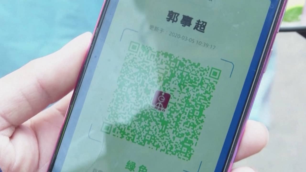 China gebruikt QR-codes in strijd tegen coronavirus