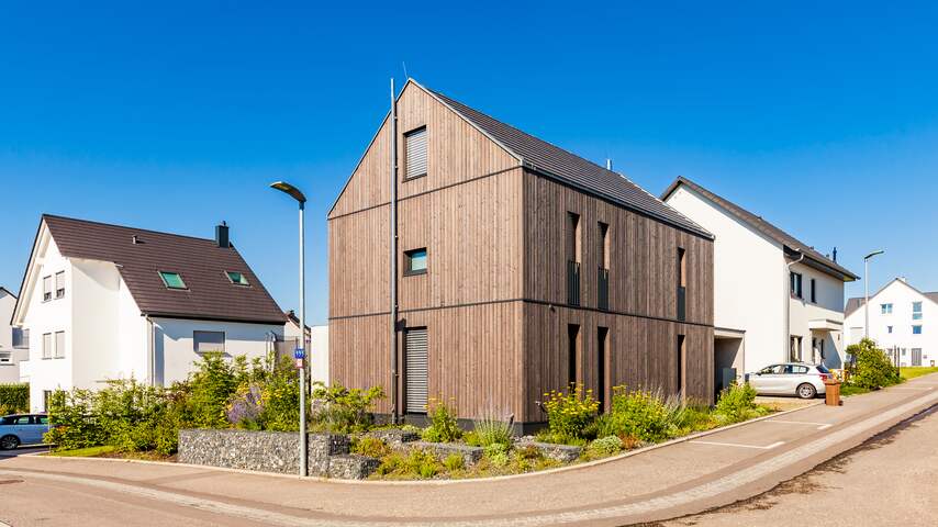Houtbouw houten gebouw