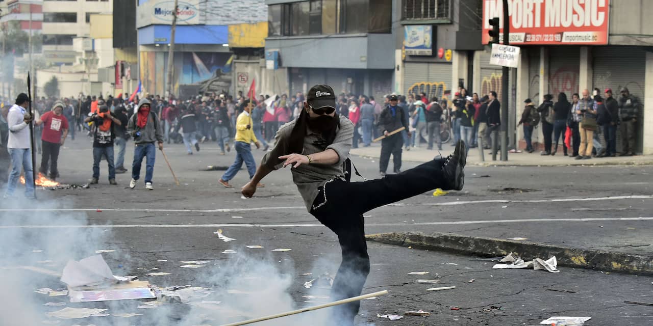 Protesten in Ecuador na wetswijziging