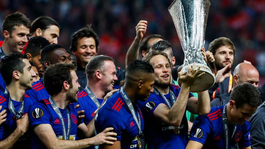 Ajax verliest Europa League-finale van Manchester United