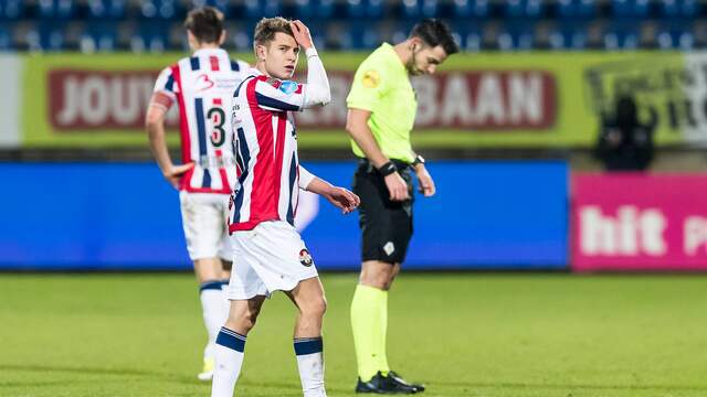 Mats Köhlert is teleurgesteld nadat zijn ploeg met 2-3 heeft verloren van FC Groningen.