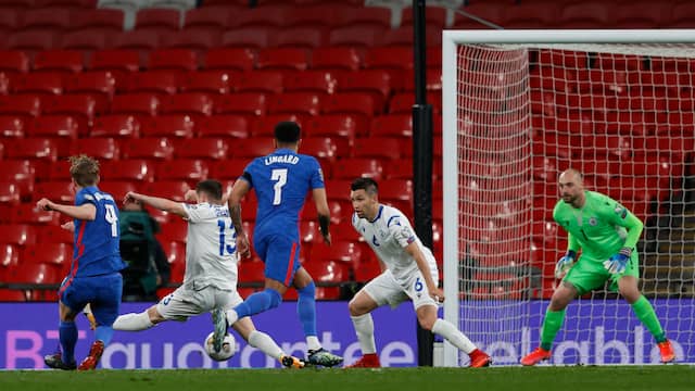 James Ward-Prowse tekende voor de 1-0 namens Engeland.