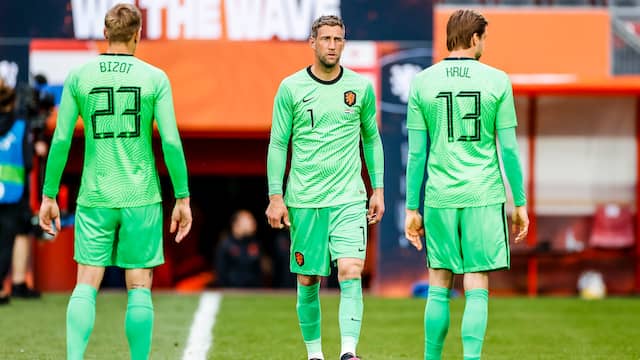 De drie keepers van Oranje.