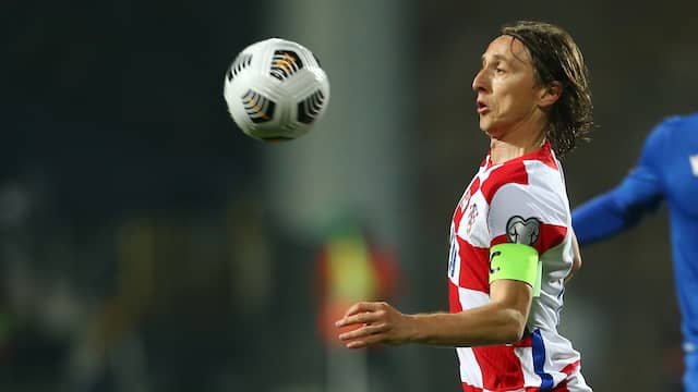 Luka Modric mag zich na zaterdag de recordinternational van Kroatië noemen.